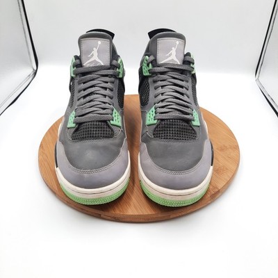 Air Jordan 4 Retro Mens 13.5 Shoes Green Glow Basketball Sneakers 2013 SAMPLE Air Jordan 4 Retro Mens 13.5 Shoes Green Glow Basketball  main image 4