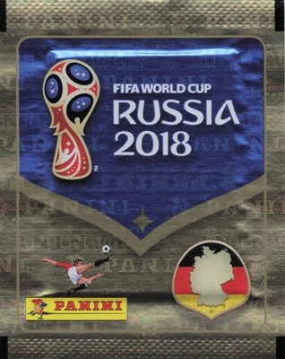 Panini FIFA World Cup 2018 Russia horizontal Version Sticker Tüte Original