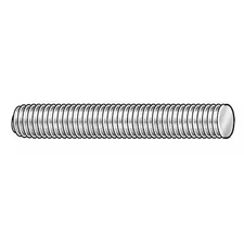 Fully Threaded Rod, 5/16"-18, 12 In, Stainless Steel, 316, Plain Finish, 45579