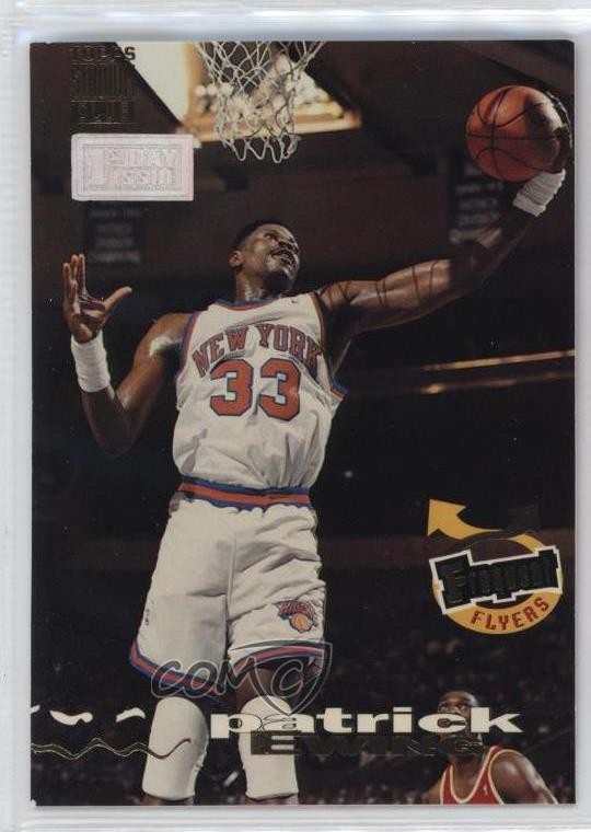 1993-94 Topps Stadium Club Frequent Flyers 1st Day Issue Patrick Ewing HOF 11p9