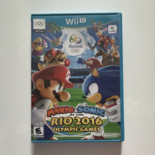 Nintendo Mario & Sonic Rio 2016 Olympic Games Wii U Complete NTSC-U/C E10+