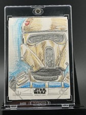 Topps Star Wars Rogue One Shore Trooper Sketch Card by Dan Curto