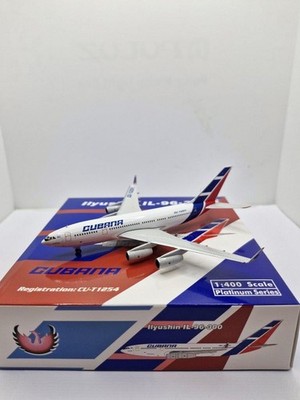Phoenix Models 1:400 Cubana CU-T1254 IIyushin IL-96-300 Modellflugzeug