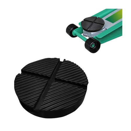 Universal Floor Jack Rubber Pad, Jack Pad Adapter Pinch with Cross Groove Des...