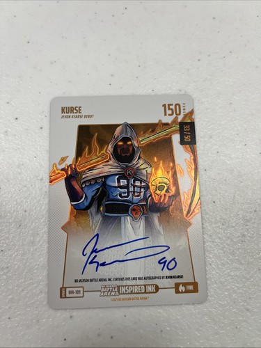 2025 Bo Jackson Battle Arena Alpha Update Kurse Fire Inspired Ink Debut #33/50