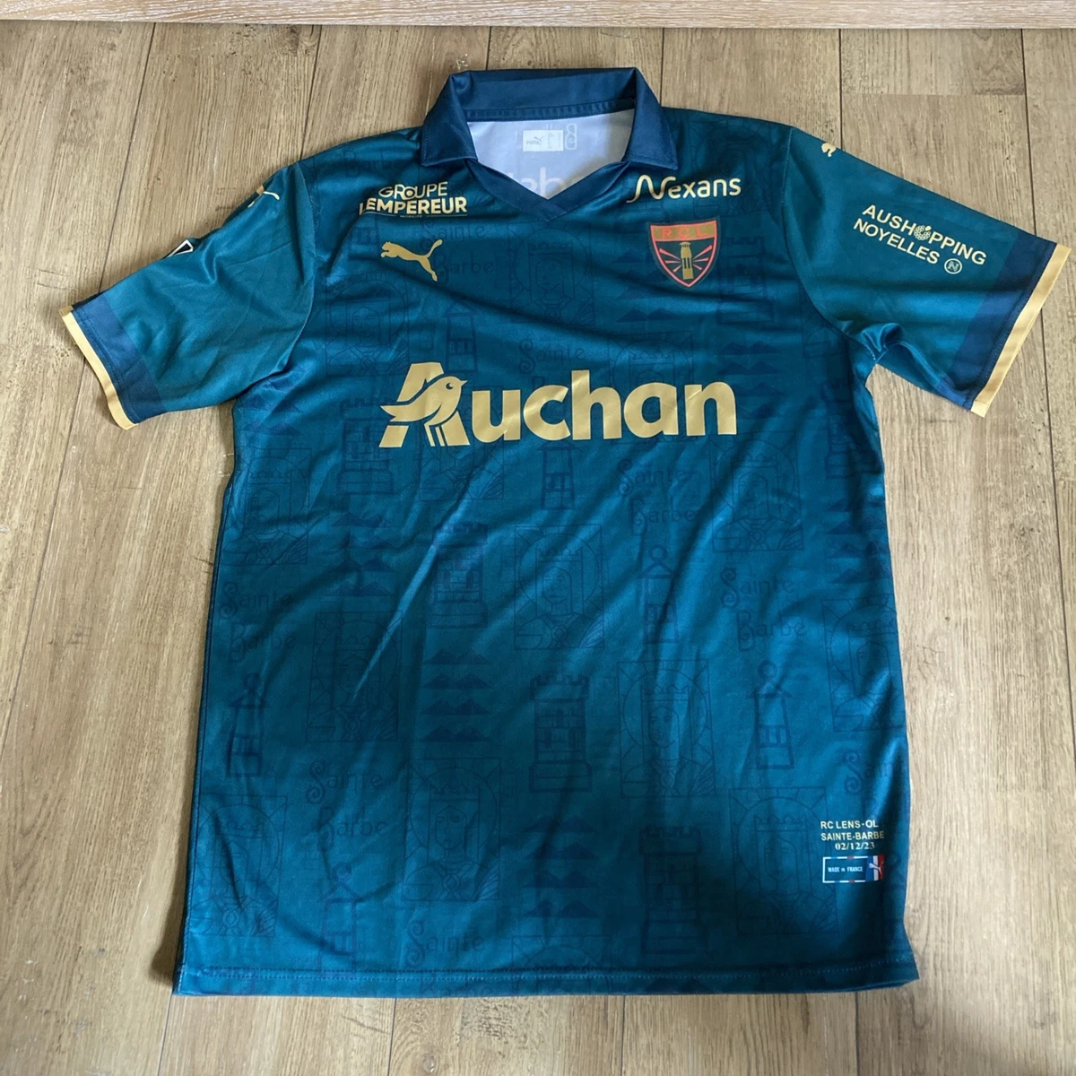 Maillot Vintage AS Poissy Football - Errea - N°16 - Jaune - XXL