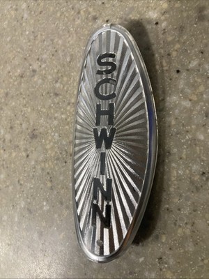 Vintage Schwinn Bicycle Starburst Headbadge Deluxe 60s | eBay