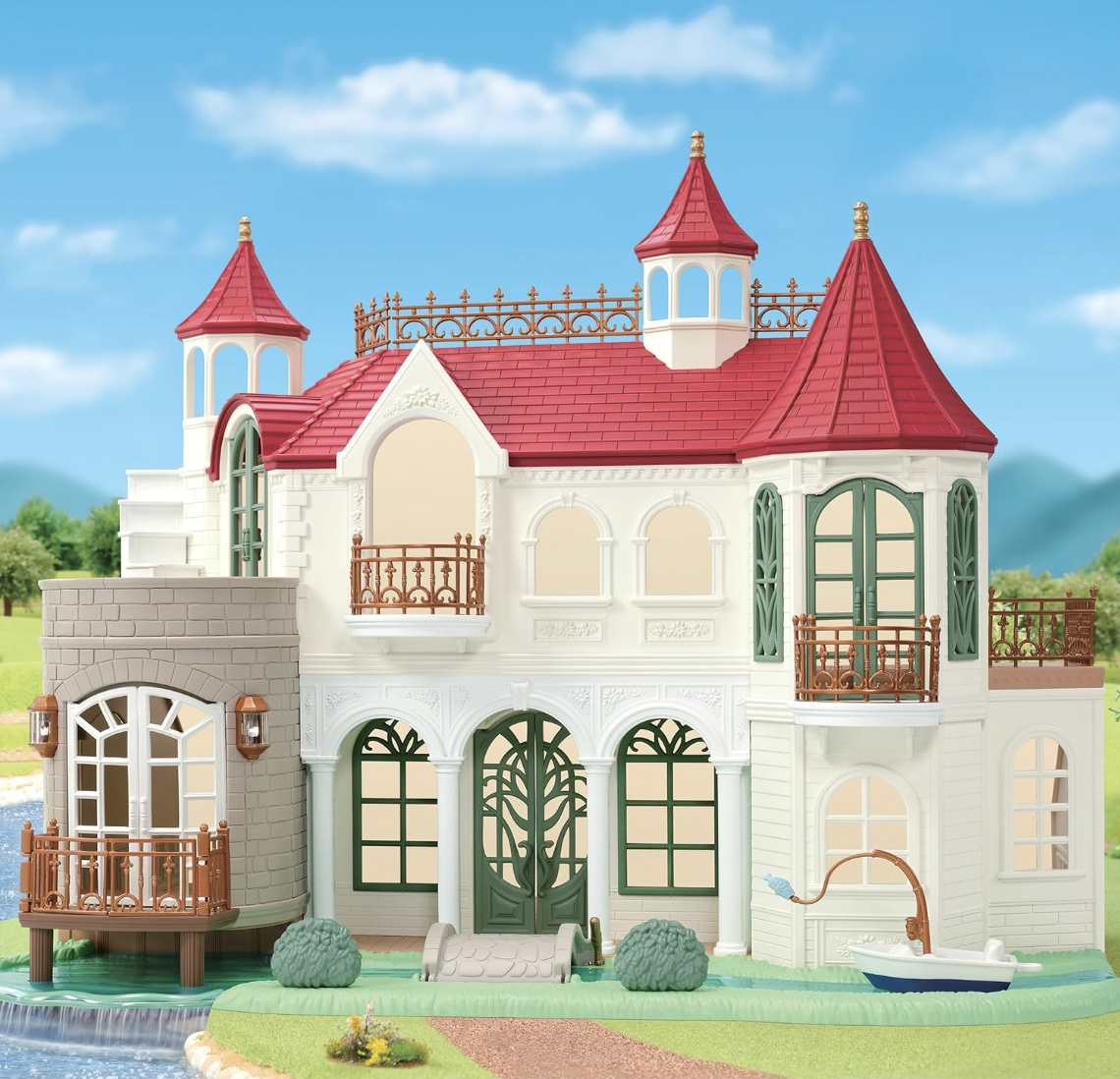 Sylvanian Families Red Roof House by the Sparkling Water HA-52