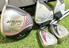 Ladies Callaway Solaire Club Set 1W 5W 6H 9i Sw 5pc RH Women Graphite Flex L