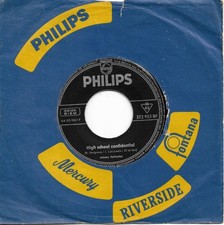 JOHNNY HALLYDAY High School Confidential 45 T...