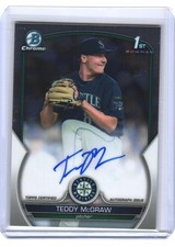 2023 Teddy McGraw Bowman Chrome 1st Bowman Auto RC #CDA-TM (H1083) $6 MAX SHIP