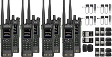 US 8X BAOFENG DM32 DMR Walkie Talkie Digital Simulation GPS APRS Air Band Radio
