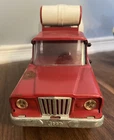 1960's Tonka Red Cement Mixer Metal Truck Vintage