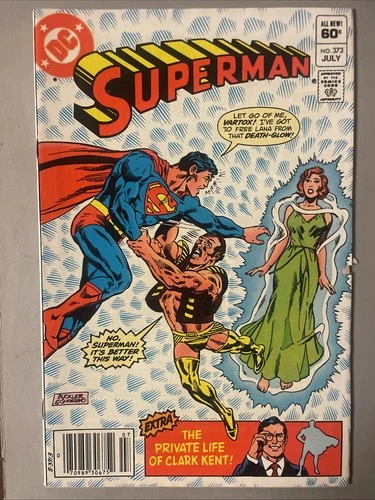 Superman No 373 DC Comics 1982 Newsstand Edition Great Shape! Vintage