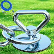 Dog Tie Out Cable and Stake,With 30FT Heavy Duty Cable,360 Swivel Run Anchor -D