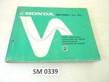 Catalogo parti ricambio Honda CB750KZ LZ KA ricambi ORIGINALE eng fra ger esp...
