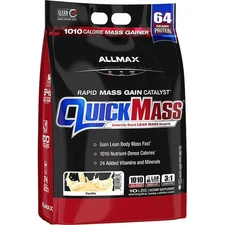 Allmax Nutrition – QuickMass Rapid Mass Gain Catalyst – Vanilla 10 lbs (4.54 kg)