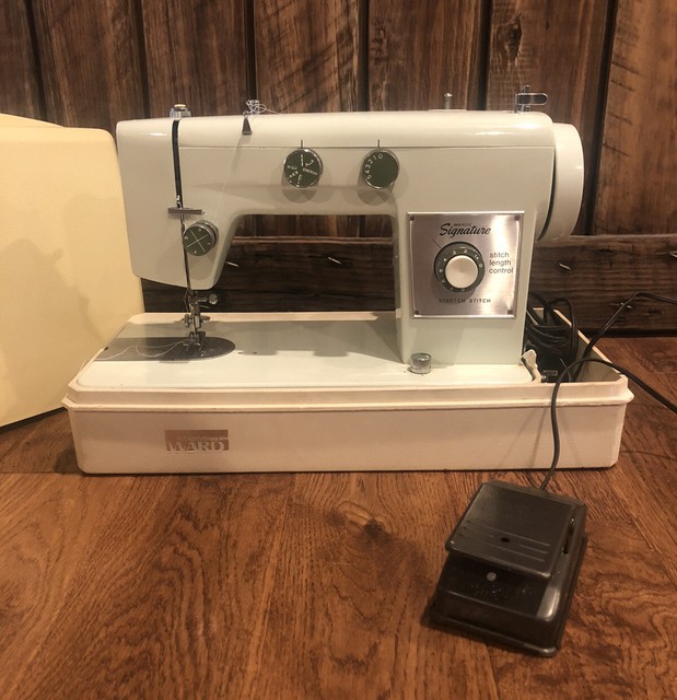 Montgomery Ward Sewing Machine Signature Model UHT J265C Working Great