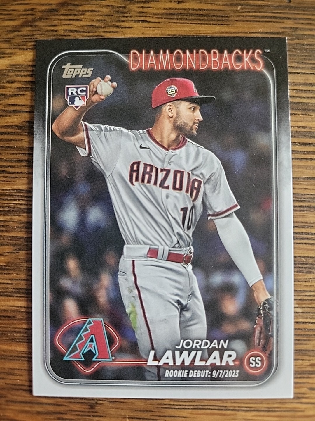 Jordan Lawlar 2024 Topps Update #US41 RC Rookie Arizona Diamondbacks