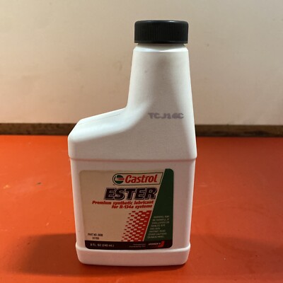 Castrol Ester Refrigerant Lubricant ForA/C Systems 8 FL. OZ (237 ML) Made in USA