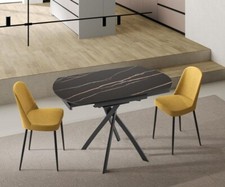 Tavolo marmo allungabile design vintage industriale moderno shabby chic