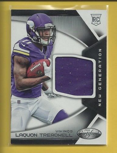 Laquon Treadwell RC 2016 Panini Certified New Gen Relics Rookie Card # 8 Vikings - Bild 1 von 3