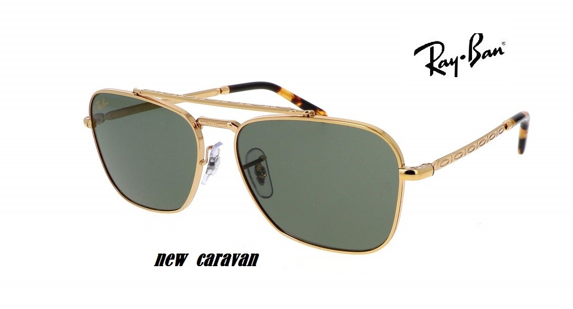 RAY BAN  RB  3636    " NEW CARAVAN "   9196/31   58 mm    occhiale da  sole