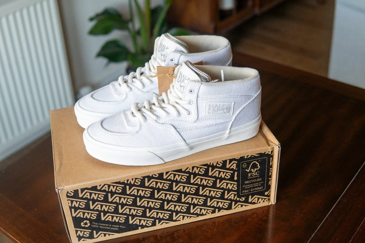Vans Vault Half Cab CP VR3 LX White Hemp Brand New in Box UK 8.5