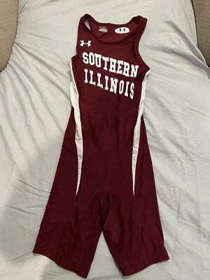 Men's Under Armour Southern Illinois Wrestling Singlet Spandex Track ...