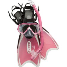 Used Cressi Mini Palau Set - Pink, Size: 29/32