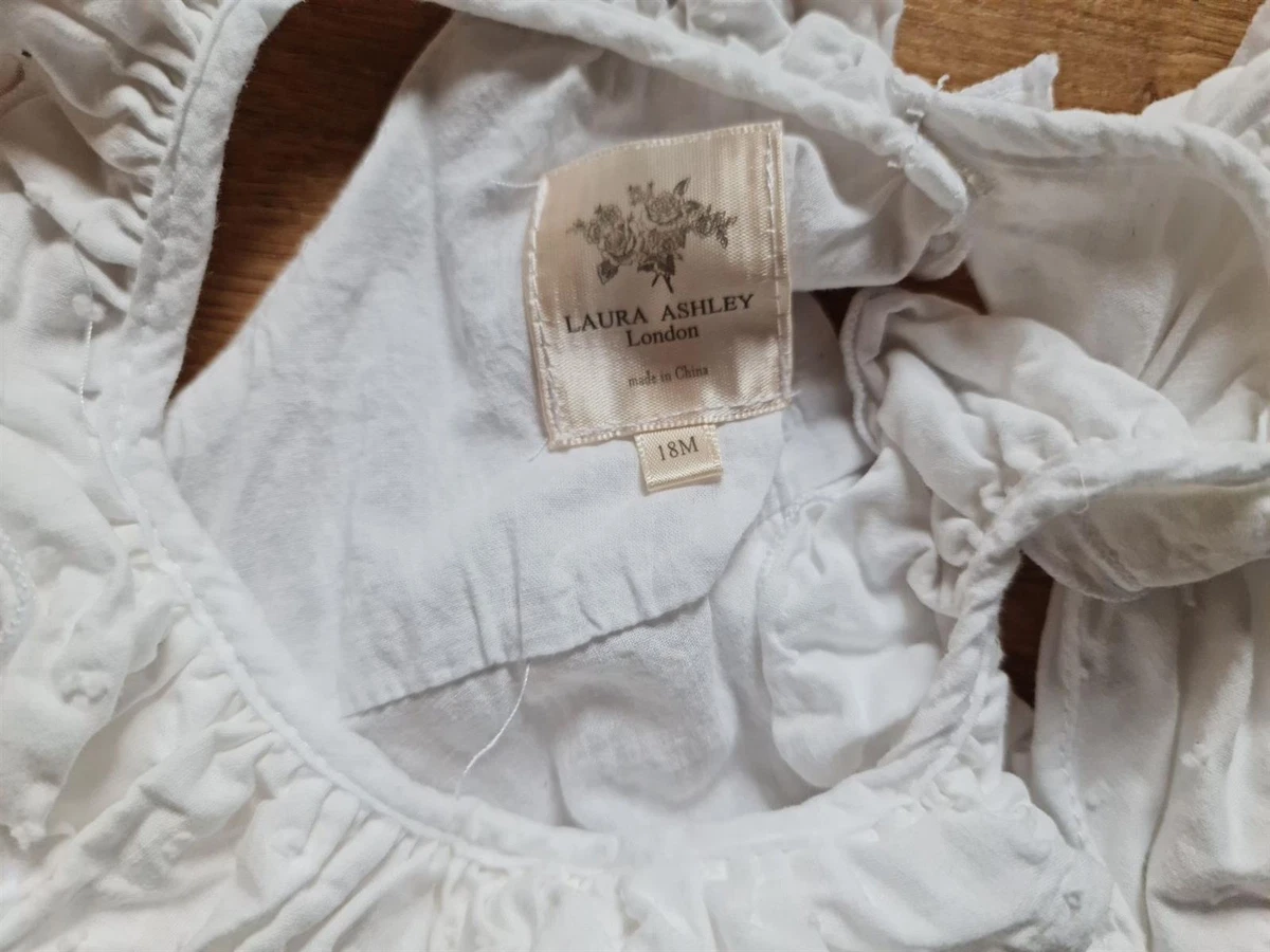 Festive Baby Dress by Laura Ashley Size 18M 80 86 Party Baptism Wedding
