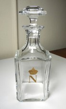 Baccarat Crystal NAPOLEON Cognac/Whiskey 8 1/4" Decanter, EXC Unused Condition