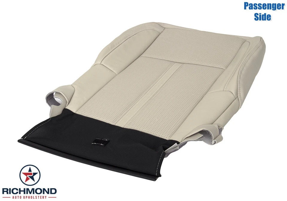 09-12 林肯 MKS - 乘客侧底真皮座椅套灯骆驼 — 第 4/4 张图片