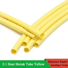 2:1 Heat Shrink Heat Shrink Tube Tubing Wire Cable Sleeving Wrap Yellow 0.6-80mm