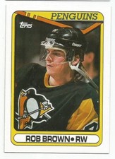 ROB BROWN 1990-91 TOPPS ROOKIE CARD NM-MT CONDITION