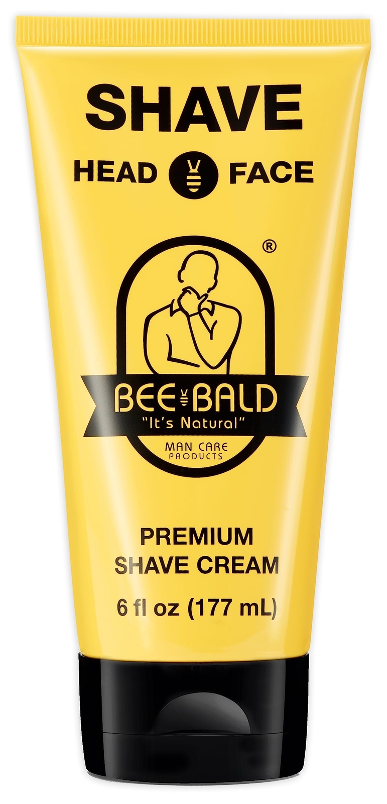 Bee Bald SHAVE Premium Shave Cream è leggera e liscia per una rasatura (k9W)