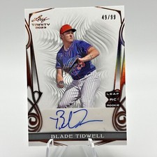 2023 Leaf Trinity Blade Tidwell RC Auto /99 Mets SHIPS FAST - PROSPECT INVEST
