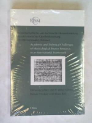 Falletta, Martina (Hrsg.): RISM. Wissenschaftliche und technische ...