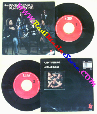 LP 45 7'' THE PASADENAS Funny feeling Lucille live 1989 Holland CBS no cd mc dvd