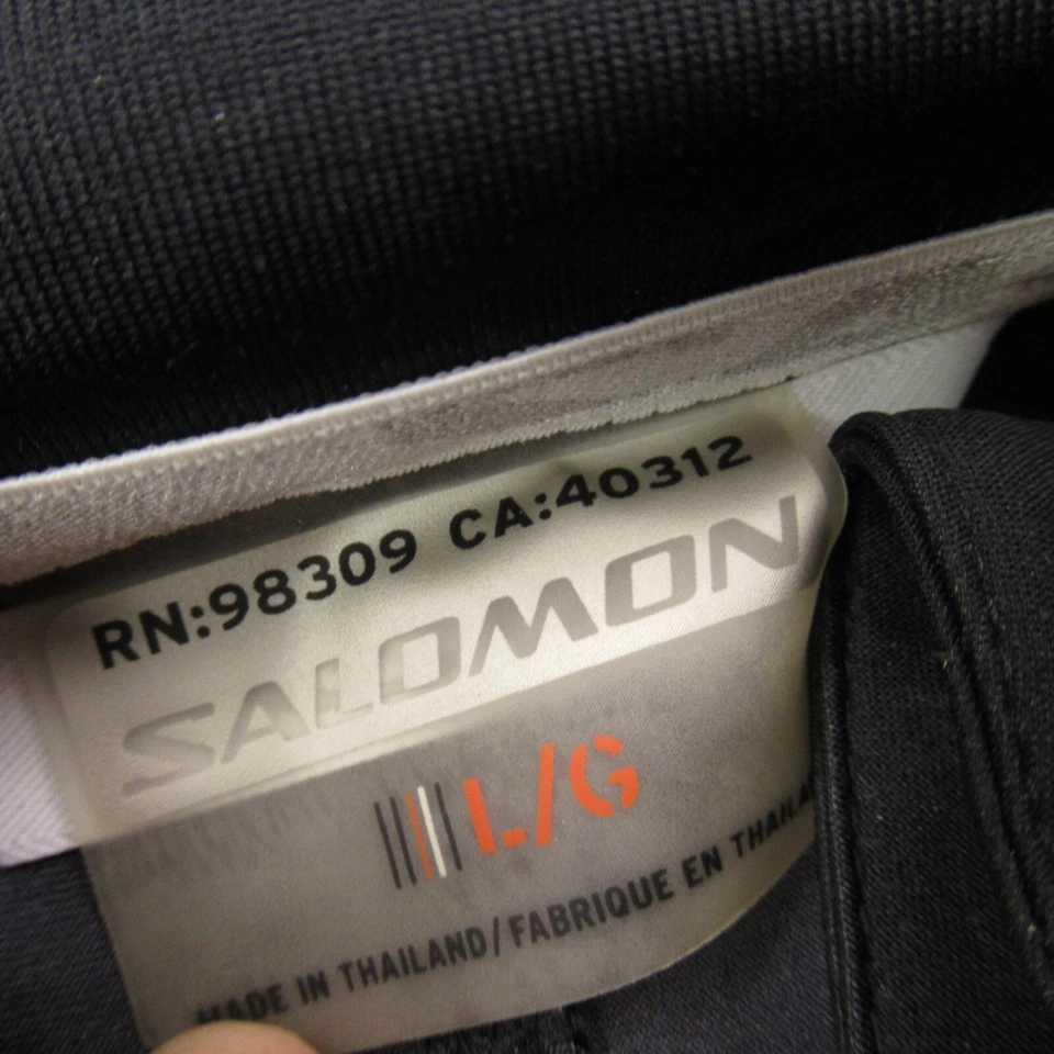 Chaqueta Salomon Niñas Grande Negra Manga Larga Bolsillos Ligera Informal Exterior Foto 2 de 4