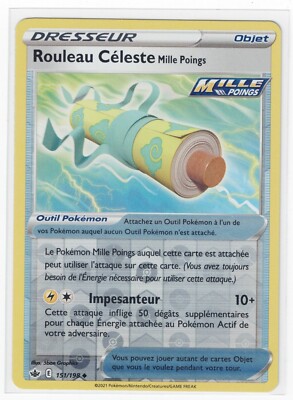 Pokemon Karte Himmlische Rolle 151/198 Reverse Eiskönigin EB06 
