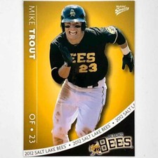 2012 Multiad Multi Ad #29 Mike Trout RC Salt Lake Bees minor league Rookie Card