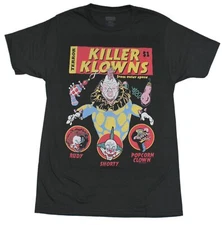 Killer Klowns From Outer Space New Adult T-Shirt  - Comic Style Image