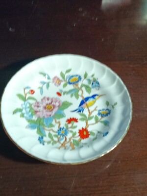 Aynsley Pembroke, Bird & Florals: Coaster (s), Round Smooth, 4 3/8''