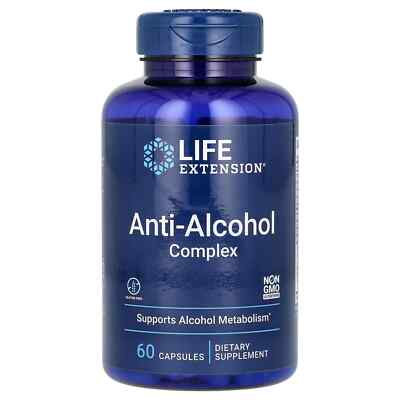 Life Extension, Anti-Alkohol-Komplex, 60 Kapseln