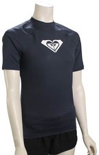 Roxy Whole Hearted SS Rash Guard - Mood Indigo - New