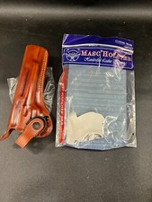 Leather OWB Paddle Holster w/Retention Strap