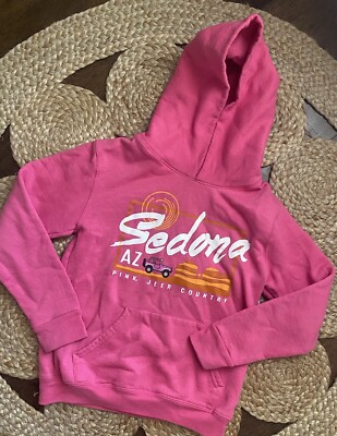 HOT PINK SEDONA ARIZONA HOODIE SZ Small Youth