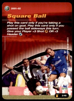 WOTC Football England 2001/02 (Titelrennen) Square Ball Tactic Card No. 3