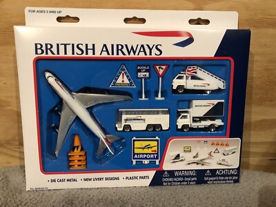 British Airways Airport Play Set/Virgin Die Cast British Airways